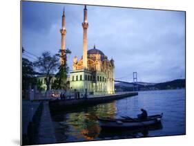 Ortakoy Mecidiye Mosque and the Bosphorus Bridge, Istanbul, Turkey, Europe-Levy Yadid-Mounted Photographic Print