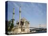 Ortakoy Mecidiye Mosque and the Bosphorus Bridge, Istanbul, Turkey, Europe-Levy Yadid-Stretched Canvas