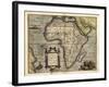 Ortelius's Map of Africa, 1570-Library of Congress-Framed Photographic Print