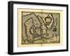 Ortelius's Map of Denmark, 1570-Library of Congress-Framed Photographic Print