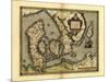 Ortelius's Map of Denmark, 1570-Library of Congress-Mounted Photographic Print