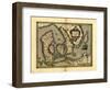 Ortelius's Map of Denmark, 1570-Library of Congress-Framed Photographic Print