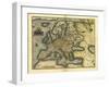 Ortelius's Map of Europe, 1570-Library of Congress-Framed Premium Photographic Print