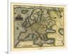Ortelius's Map of Europe, 1570-Library of Congress-Framed Photographic Print