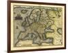 Ortelius's Map of Europe, 1570-Library of Congress-Framed Photographic Print