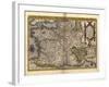 Ortelius's Map of France, 1570-Library of Congress-Framed Photographic Print