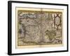 Ortelius's Map of France, 1570-Library of Congress-Framed Photographic Print