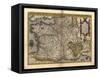 Ortelius's Map of France, 1570-Library of Congress-Framed Stretched Canvas