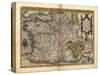 Ortelius's Map of France, 1570-Library of Congress-Stretched Canvas