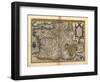 Ortelius's Map of France, 1570-Library of Congress-Framed Photographic Print