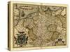 Ortelius's Map of Germany, 1570-Library of Congress-Stretched Canvas