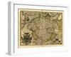Ortelius's Map of Germany, 1570-Library of Congress-Framed Premium Photographic Print