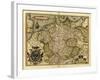 Ortelius's Map of Germany, 1570-Library of Congress-Framed Photographic Print