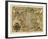 Ortelius's Map of Germany, 1570-Library of Congress-Framed Photographic Print