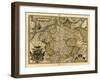 Ortelius's Map of Germany, 1570-Library of Congress-Framed Photographic Print