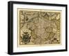 Ortelius's Map of Germany, 1570-Library of Congress-Framed Photographic Print