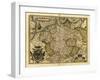 Ortelius's Map of Germany, 1570-Library of Congress-Framed Photographic Print