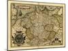 Ortelius's Map of Germany, 1570-Library of Congress-Mounted Photographic Print