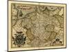 Ortelius's Map of Germany, 1570-Library of Congress-Mounted Photographic Print