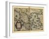 Ortelius's Map of Greece, 1570-Library of Congress-Framed Photographic Print