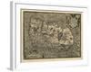 Ortelius's Map of Ireland, 1598-Library of Congress-Framed Photographic Print