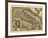 Ortelius's Map of Italy, 1570-Library of Congress-Framed Photographic Print