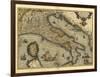 Ortelius's Map of Italy, 1570-Library of Congress-Framed Photographic Print