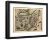 Ortelius's Map of Northern Europe, 1570-Library of Congress-Framed Photographic Print