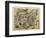 Ortelius's Map of Northern Europe, 1570-Library of Congress-Framed Photographic Print