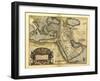 Ortelius's Map of Ottoman Empire, 1570-Library of Congress-Framed Photographic Print