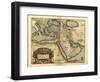 Ortelius's Map of Ottoman Empire, 1570-Library of Congress-Framed Photographic Print