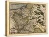 Ortelius's Map of Poland, 1570-Library of Congress-Stretched Canvas