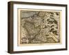 Ortelius's Map of Poland, 1570-Library of Congress-Framed Photographic Print