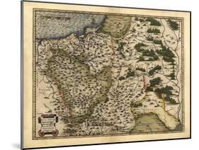 Ortelius's Map of Poland, 1570-Library of Congress-Mounted Photographic Print