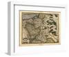 Ortelius's Map of Poland, 1570-Library of Congress-Framed Photographic Print