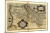 Ortelius's Map of Portugal, 1570-Library of Congress-Mounted Photographic Print