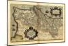Ortelius's Map of Portugal, 1570-Library of Congress-Mounted Photographic Print