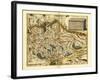 Ortelius's Map of Switzerland, 1570-Library of Congress-Framed Photographic Print
