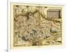 Ortelius's Map of Switzerland, 1570-Library of Congress-Framed Photographic Print