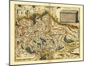 Ortelius's Map of Switzerland, 1570-Library of Congress-Mounted Photographic Print