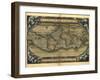 Ortelius's World Map, 1570-Library of Congress-Framed Premium Photographic Print