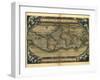 Ortelius's World Map, 1570-Library of Congress-Framed Premium Photographic Print