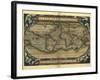 Ortelius's World Map, 1570-Library of Congress-Framed Photographic Print