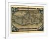 Ortelius's World Map, 1570-Library of Congress-Framed Photographic Print