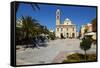 Orthodox Cathedral, Chania, Crete, Greek Islands, Greece, Europe-Bruno Morandi-Framed Stretched Canvas