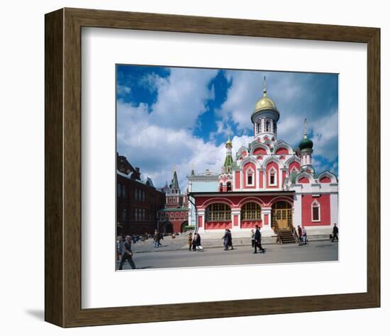 Orthodox Church at Red Square, Moscow, Russia-null-Framed Art Print