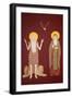 Orthodox Coptic icon, Chatenay-Malabry, Hauts de Seine, France-Godong-Framed Photographic Print