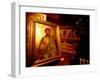 Orthodox Icon Painting in St. Paul and Peter's Cathedral, Constanta, Romania-Cindy Miller Hopkins-Framed Premium Photographic Print