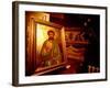 Orthodox Icon Painting in St. Paul and Peter's Cathedral, Constanta, Romania-Cindy Miller Hopkins-Framed Photographic Print