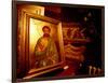 Orthodox Icon Painting in St. Paul and Peter's Cathedral, Constanta, Romania-Cindy Miller Hopkins-Framed Photographic Print